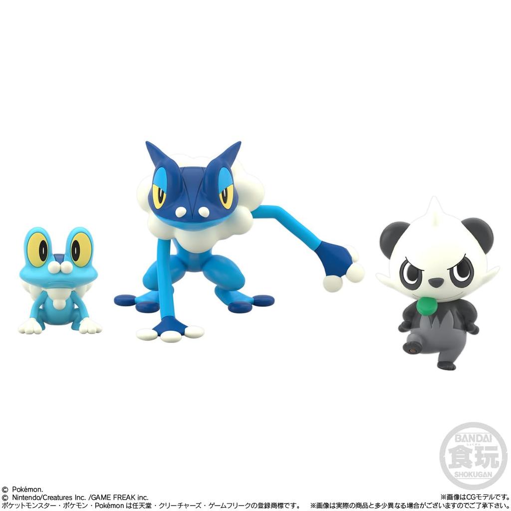 BANDAI Pokémon Scale World Kalos Region Chewing Gum Candy Toys (Box Set of 10)