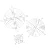 5Pcs 60Mm 80Mm 92Mm 120Mm 150Mm Fan Grill Cooling Fan Grill Metal Iron Nets For Axial Cooling Fans Computer Fan Accessories