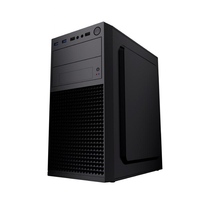 Boîtier PC Fornax K300, Micro-ATX, 2x USB 3.0 + 2x USB 2.0 noir