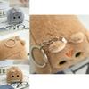 Cute Plush Cat Stuffed Animal Keychain Fluffy Cartoon Kitty Bag Decoration