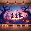 Event Banner Design Spooky Decoration Night Backdrop Halloween Banner For Themed Party Party Celebration Holiday