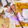 40Pcs/Pack Art Collage Junk  Diy Scrapbooking Butterfly Series Stickers Pet Waterproof Craft Aesthetics Decals Decor