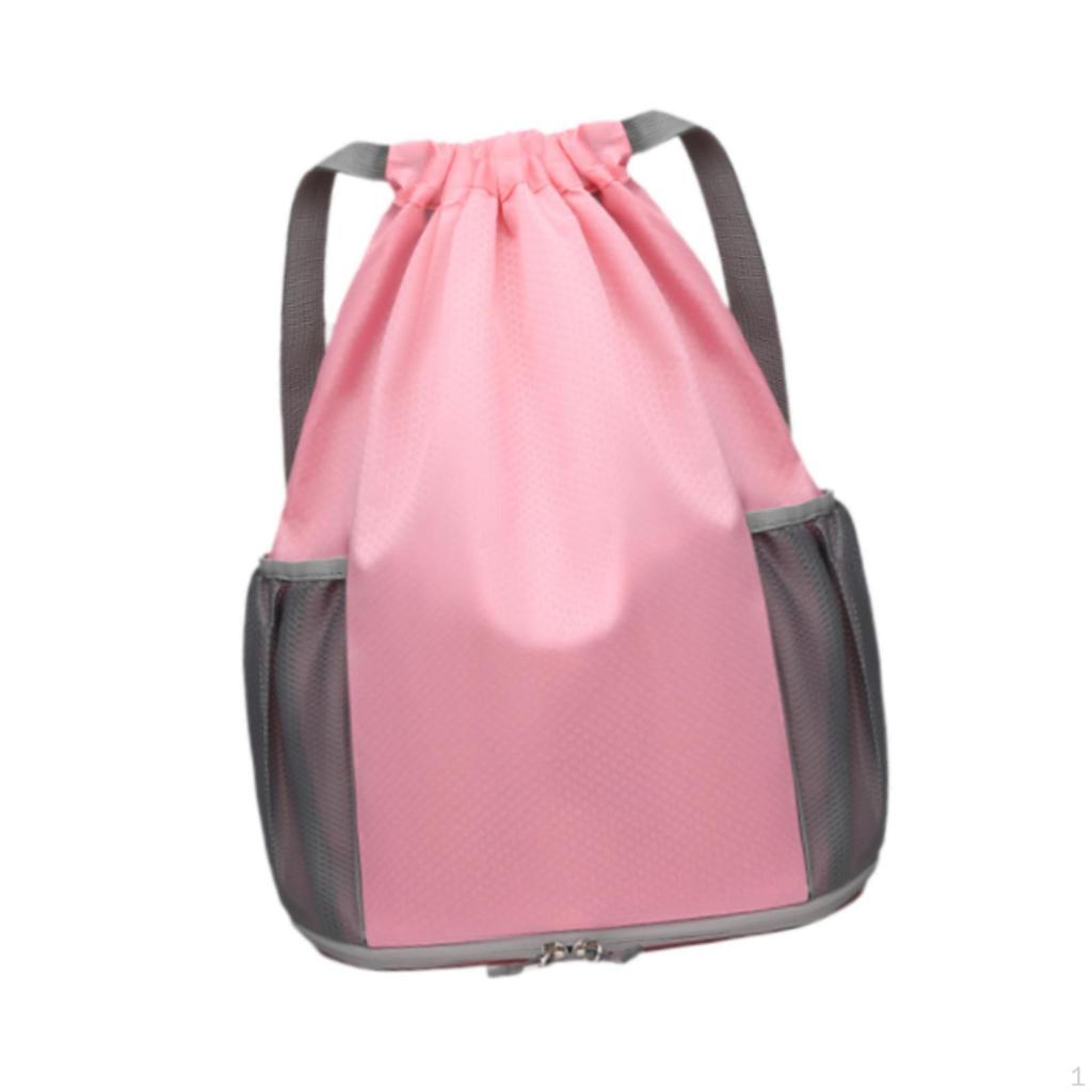 Swimming Bag Drawstring Backpack Lightweight Waterproof Fitness Portable Duffel Rucksack for