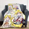Sailor Moon Adventure Blanket Warmthful Decor Blanket Versatile for Sofa Sofa Couch Office Bed Picnics Warmthful Decor Best Holiday Y3
