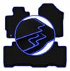 CARLUX-BLUE Car Mats For: Toyota Verso-S Minivan (2010-2015)