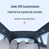Zeekr 001 Sunroof Sunshade: Ice Crystal Heat Insulation & Privacy Board for 2024-2025 Models