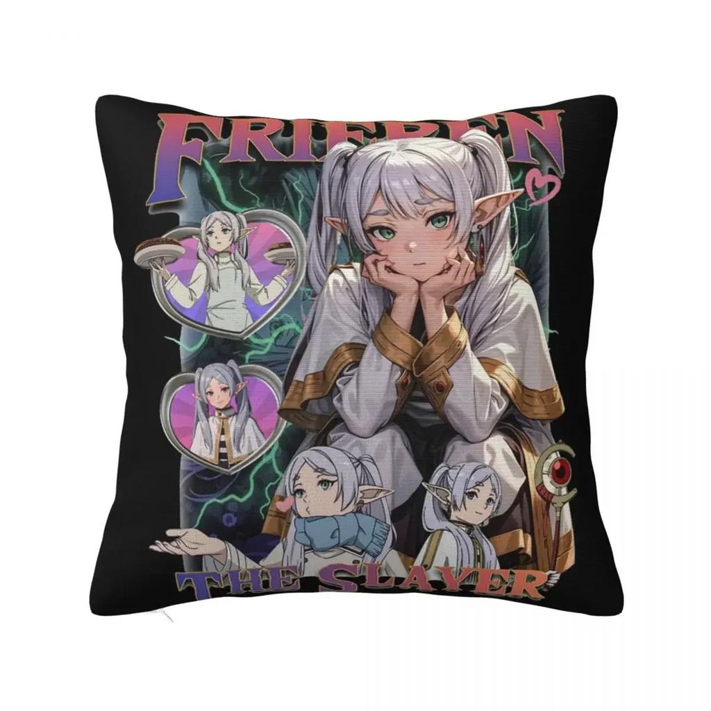 Frieren Eyes Sousou No Frieren Pillowcase Polyester Cushion Cover Gift Pillow Case Cover Home Square