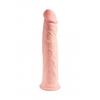 Dildo - King Cock Plus - 11" - Silicone - Flexible - Large