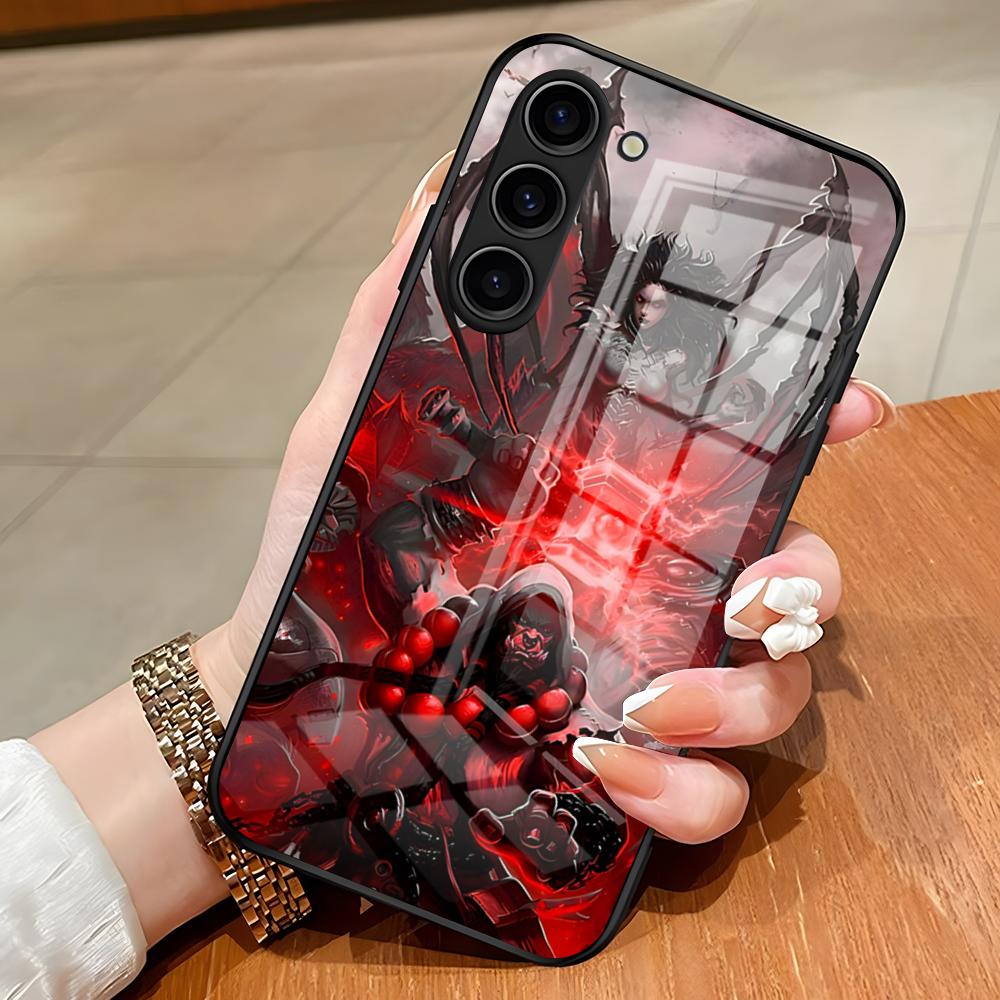 World Of W-Warcraft Phone Case For Samsung S26 S25 Edge Ultra S23 S22 S21 S20 Ultra Plus S24 Fe A54 A53 A25 Glass Cover
