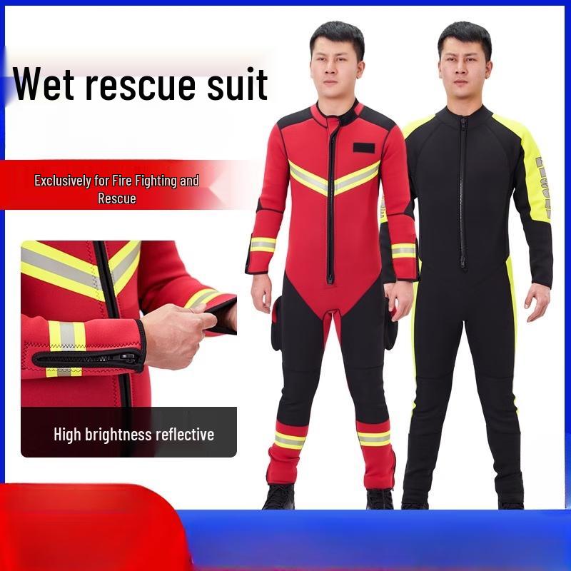 Bosente Reflective One-Piece Water Rescue Wetsuit One Size