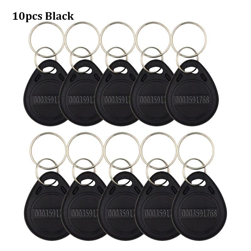 10-20pcs 125KHz Read-Only RFID TK4100 EM4100 Smart Chip Proximity Keyfobs Smart Secure Door Entry Access ID Keychain Token Tag
