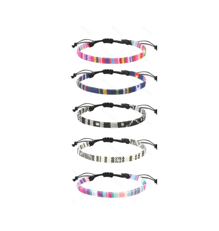 Set di Braccialetti da Spiaggia per Uomo e Donna, Braccialetti da Uomo Surfer, Braccialetti Estivi Boho Intrecciati con Cordino Regolabile, Cavigliere