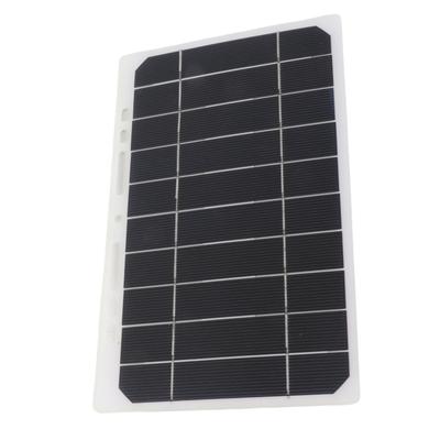 10W 5V 2A Solar Panel Charger High Performance Monocrystalline Silicon Portable Solar Battery Charger for Camping