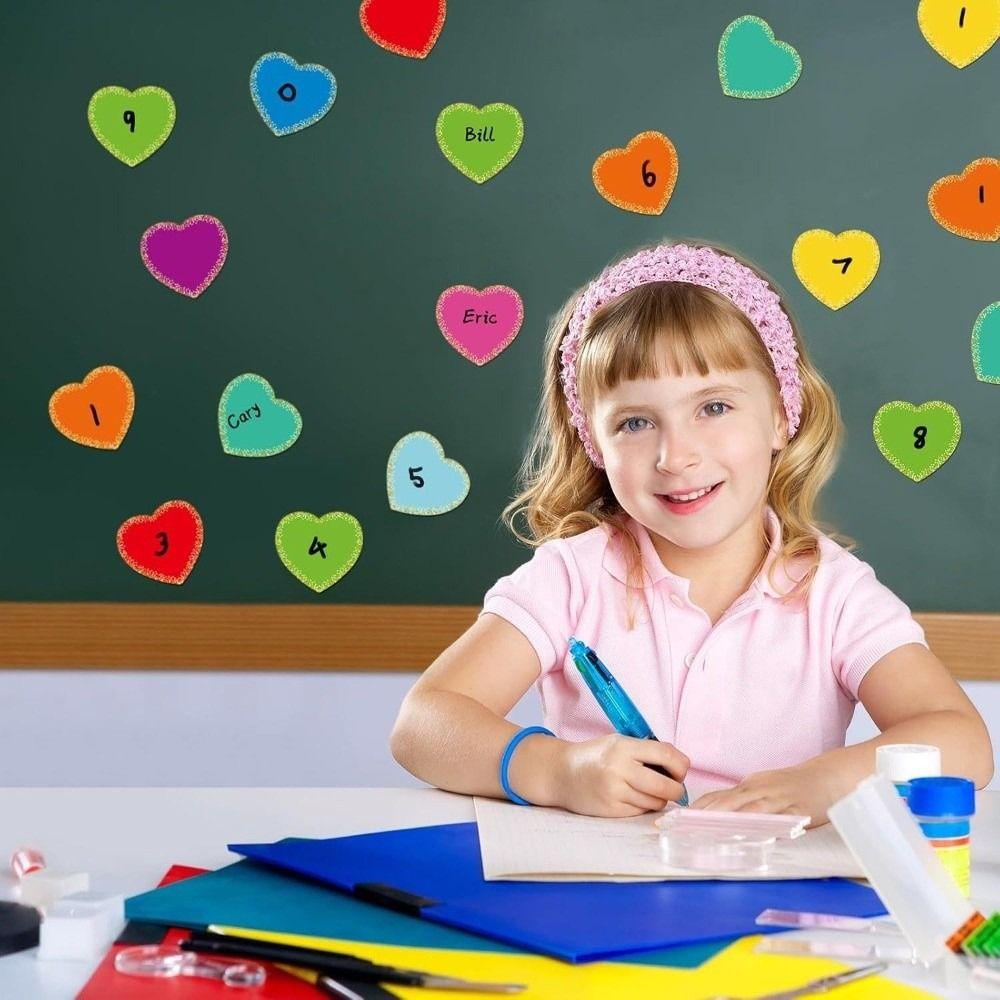 108 st Utklipp Färgglada Stjärnpappersutklipp Estetisk Anslagstavledekoration Klassrum