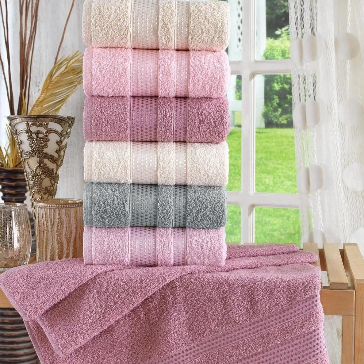 

Набор антибактериальных полотенец для рук и лица Stars, 6 шт., 50X90 см 50*90 CM