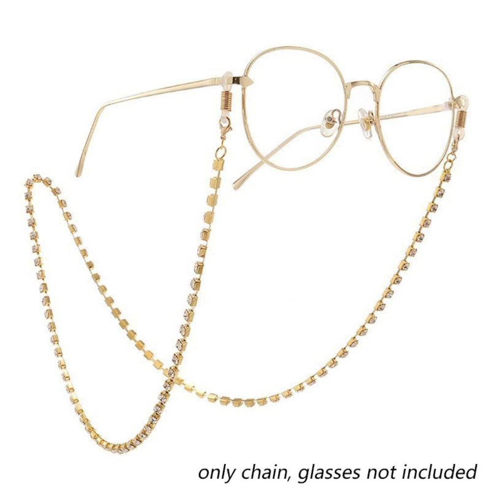 1Pcs Metal Eyeglasses Chain Holder Glasses Hanging Rope for Sunglasses Reading Glasses and Masks