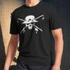 T-shirt da PescaTeschio da Pesca Logo Logo Classico T-shirt da Uomo Divertente Taglia dalla S alla 5XL