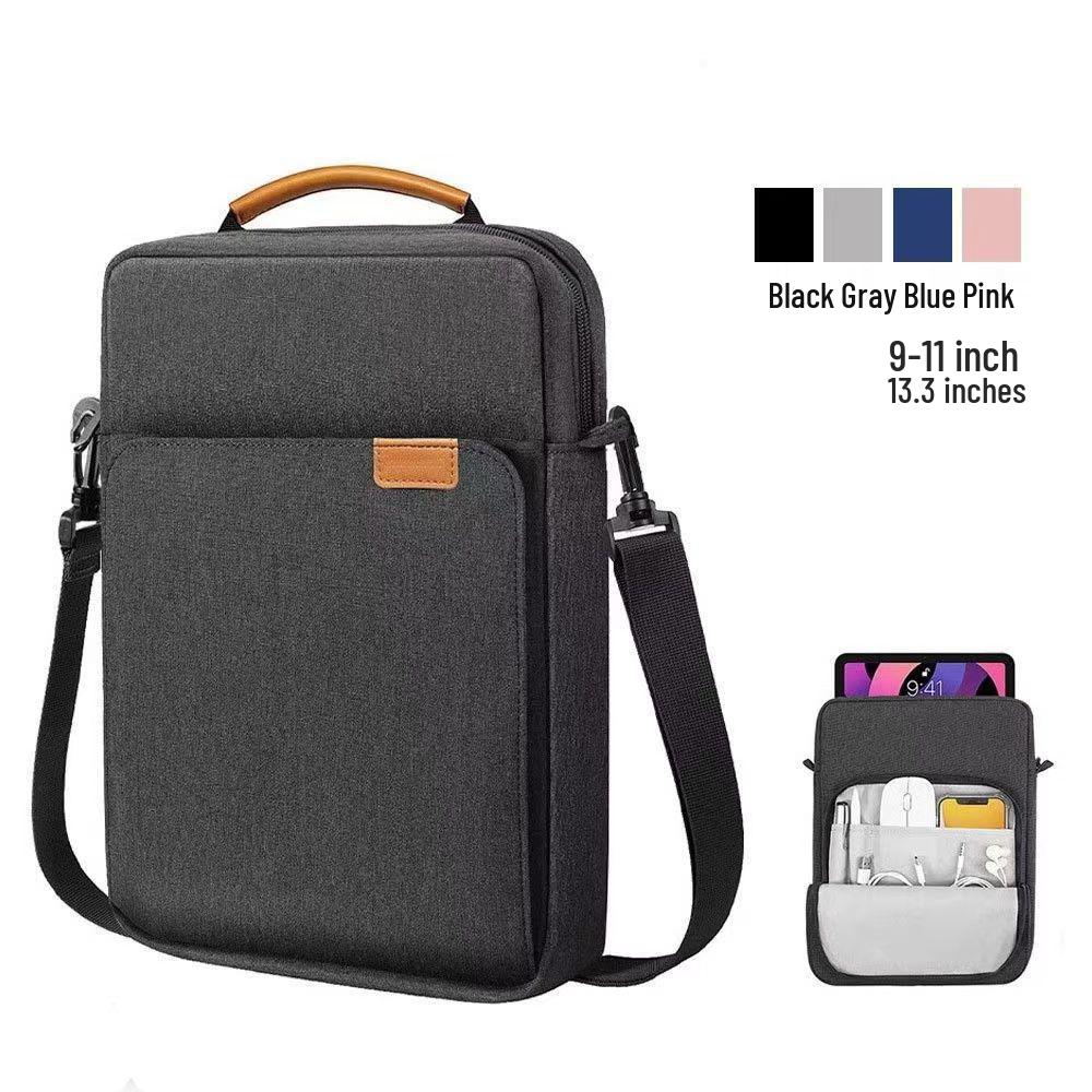 Large Capacity Crossbody iPad Tablet Bag for 9-13.3 Inch, Lightweight Single Shoulder Handbag