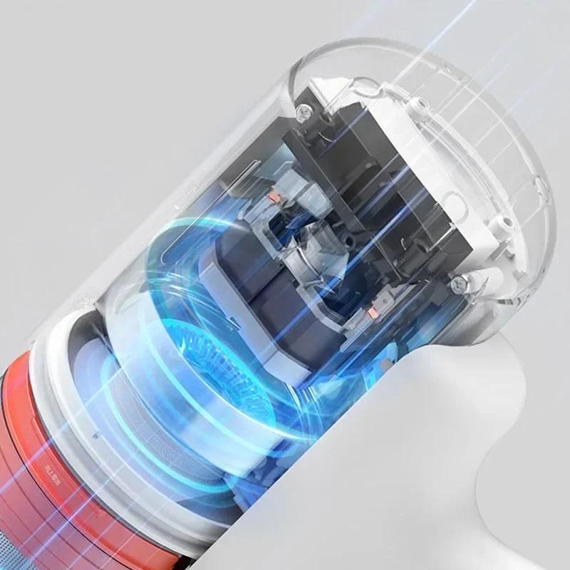 Ny Original Xiaomi Mijia Sladdburen Dammsugare 16kPa Stark Cyklon 5-faldig Sugdjup Filtrering Handhållen Sopning Rengöring Hem