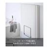 Yamazaki Jitsugyo 5086 Easy-to-dry magnetic bath lid stand Tower Black Approx. W26.5XD10.3XH25cm Tower Floating storage Shutter type can also be