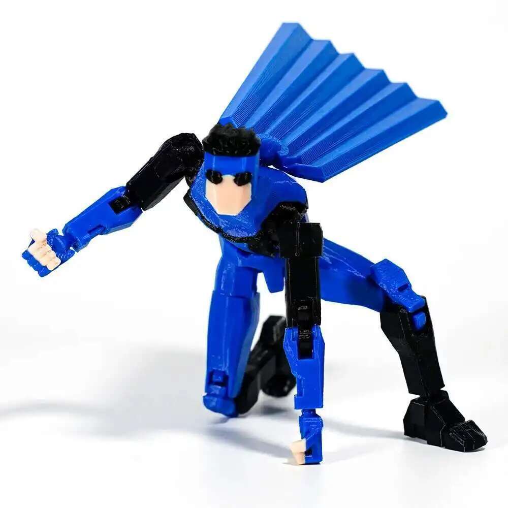 3D-gedruckte Superhelden Unbesiegbar 2.0 Anime Mehrgelenkige Shapeshift-Spielzeuge Actionfiguren Mannequin-Modell Ornamente Geschenke