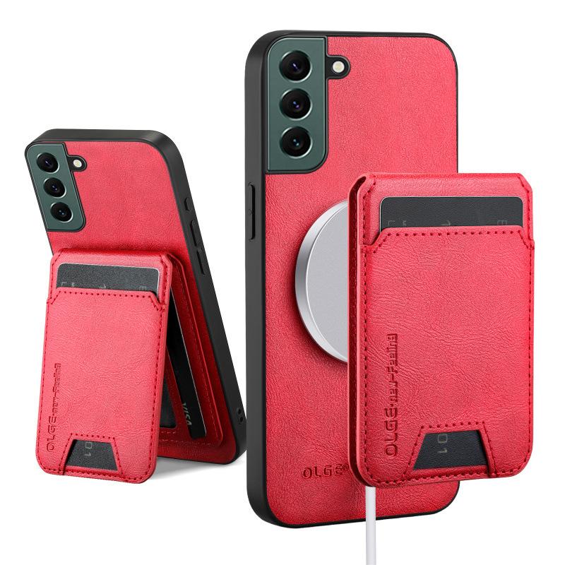 Suitable for Samsung Galaxy S22  Mobile Phone Case 21FE Cow Pattern Leather Magnetic Card Case New S20 Ultra