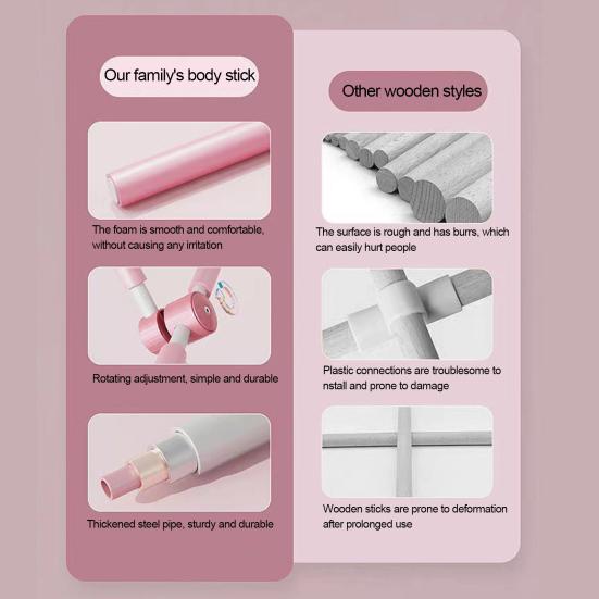 Yoga Stick Posture Corrector Men Women Back Neck Pain Relief Hunchback