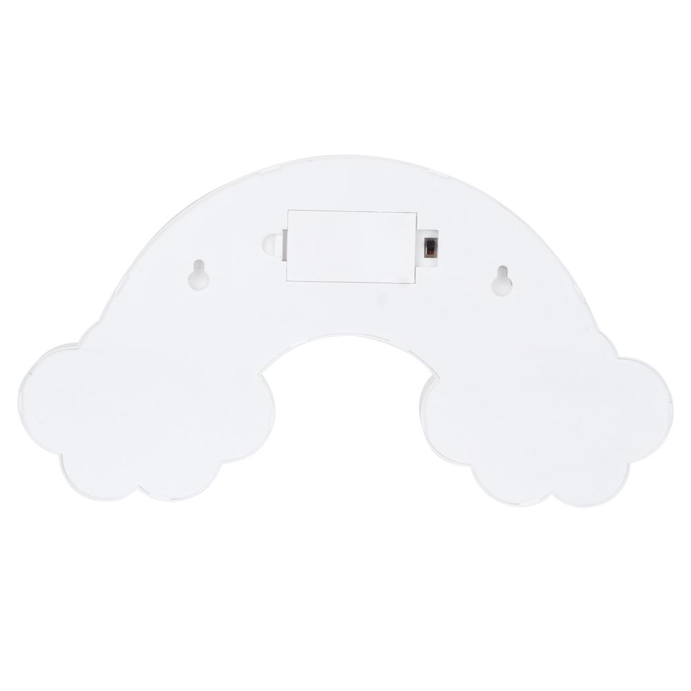 Lovely Rainbow Cloud Shape LED Night Light Lamp for Bedroom Lighting Decoration