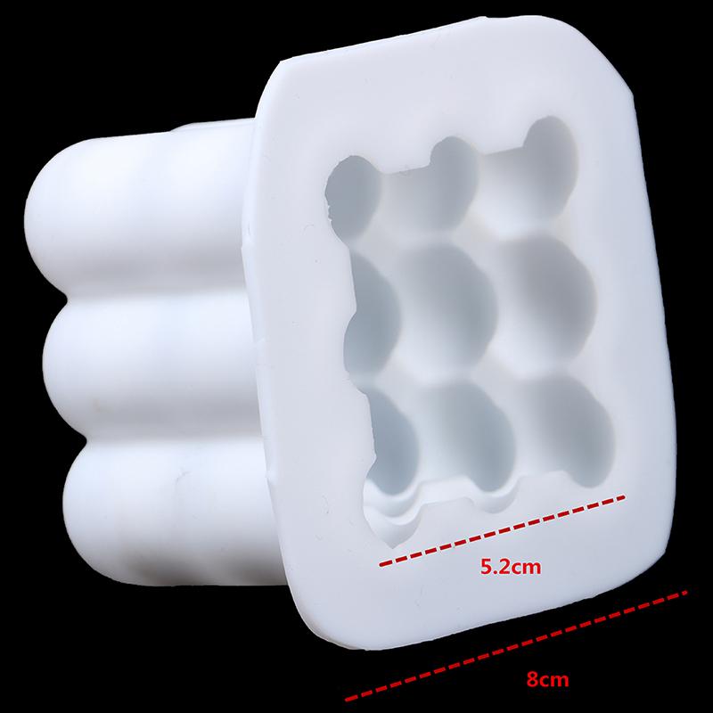 Stereo 3D Baking Cake Candle Handmade Soap Silicone Mousse Mold