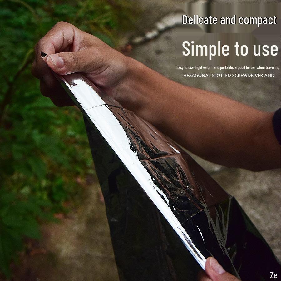 Multifunctional PET Survival Blanket: Wind, Water, Sunproof Emergency Gear