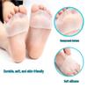 Five-Hole Honeycomb Forefoot Pad with Breathable Silicone for Pain Relief, Toe Correction, Bunion Separation, and Orthotic Support.