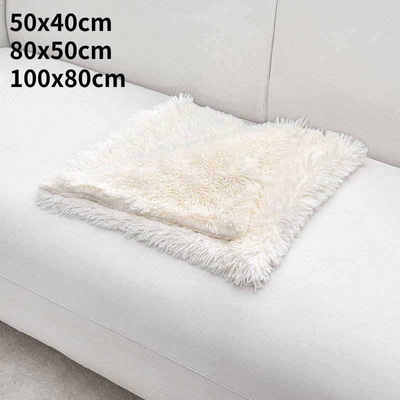 Puppy Pet Dog Cat Plush Fabric Blanket Bed Soft Fluffy Warm Throw Sofa Pad Mat