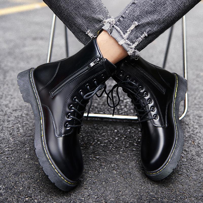 2025 new Martin boots men's high-top tooling shoes men's casual shoes versatile fashion British style men's shoes