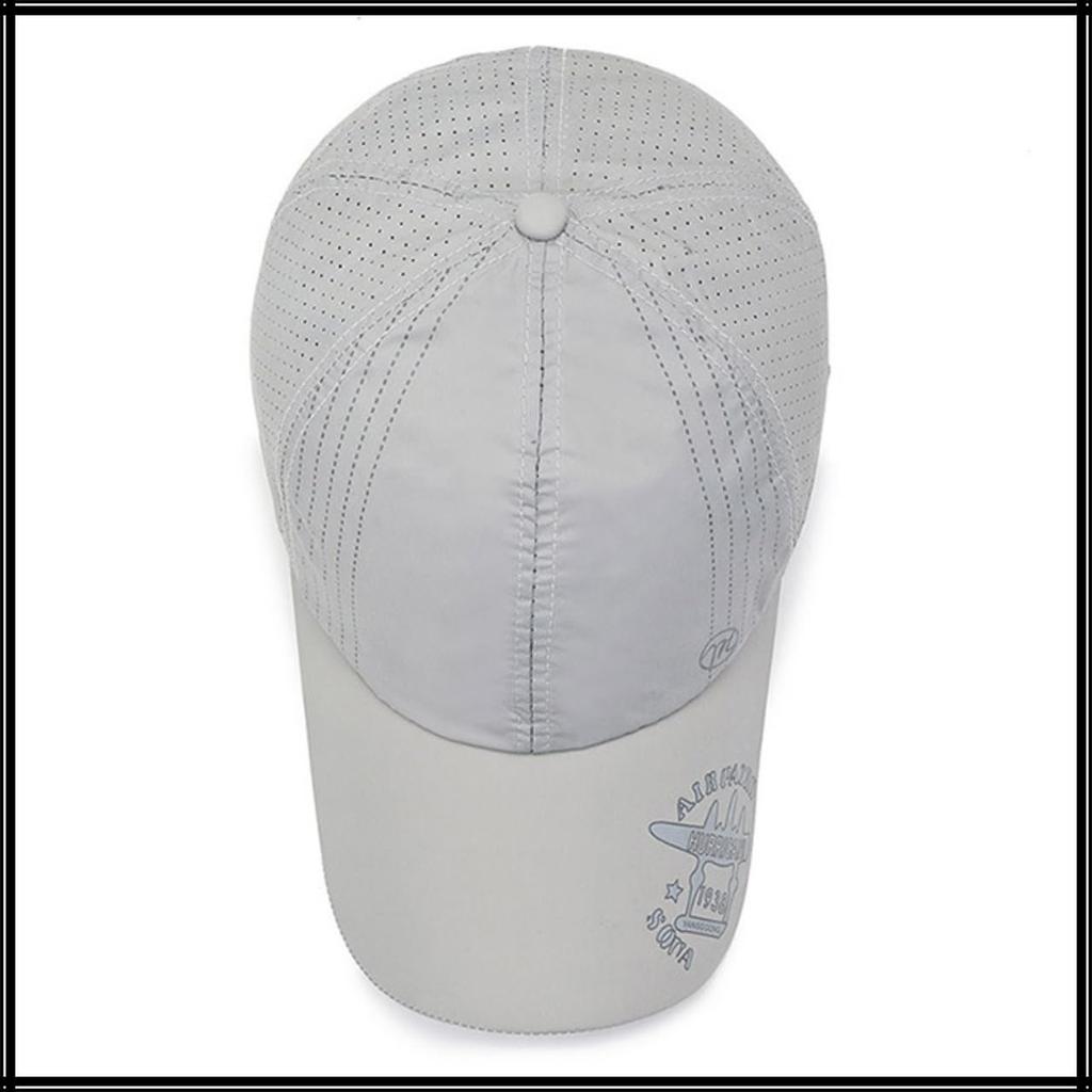 CZA091 [White Fang] Cap, Hat, Outdoor, Running, Sports, Casual, Simple, Men's, (Black)