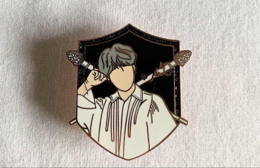[USED] BTS Bangtan Boys Pin Badge Yoongi SUGA