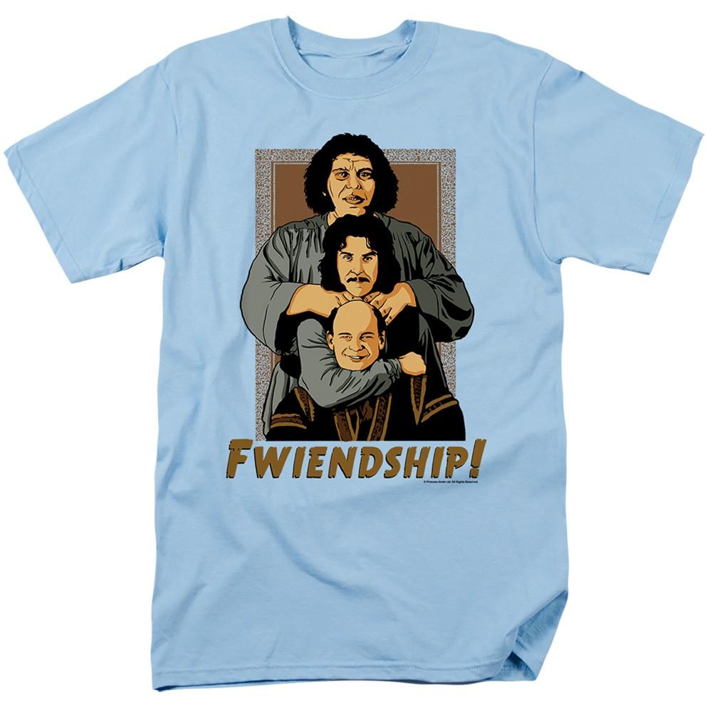 Princess Bride - Fwiendship - Adult Unisex Short Sleeve T-Shirt - Blue L