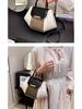Color Block Handheld Bag for Women - Spring/Summer 2025: Versatile High-End Small Square Shoulder Bag with Niche Design.