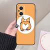 Cartoon Corgi Funda For OPPO Reno 12 F 11F 13F 14F 10 13 14 15 Pro 7 8 Lite OPPO Find X8 X6 X5 X9 Pro Case
