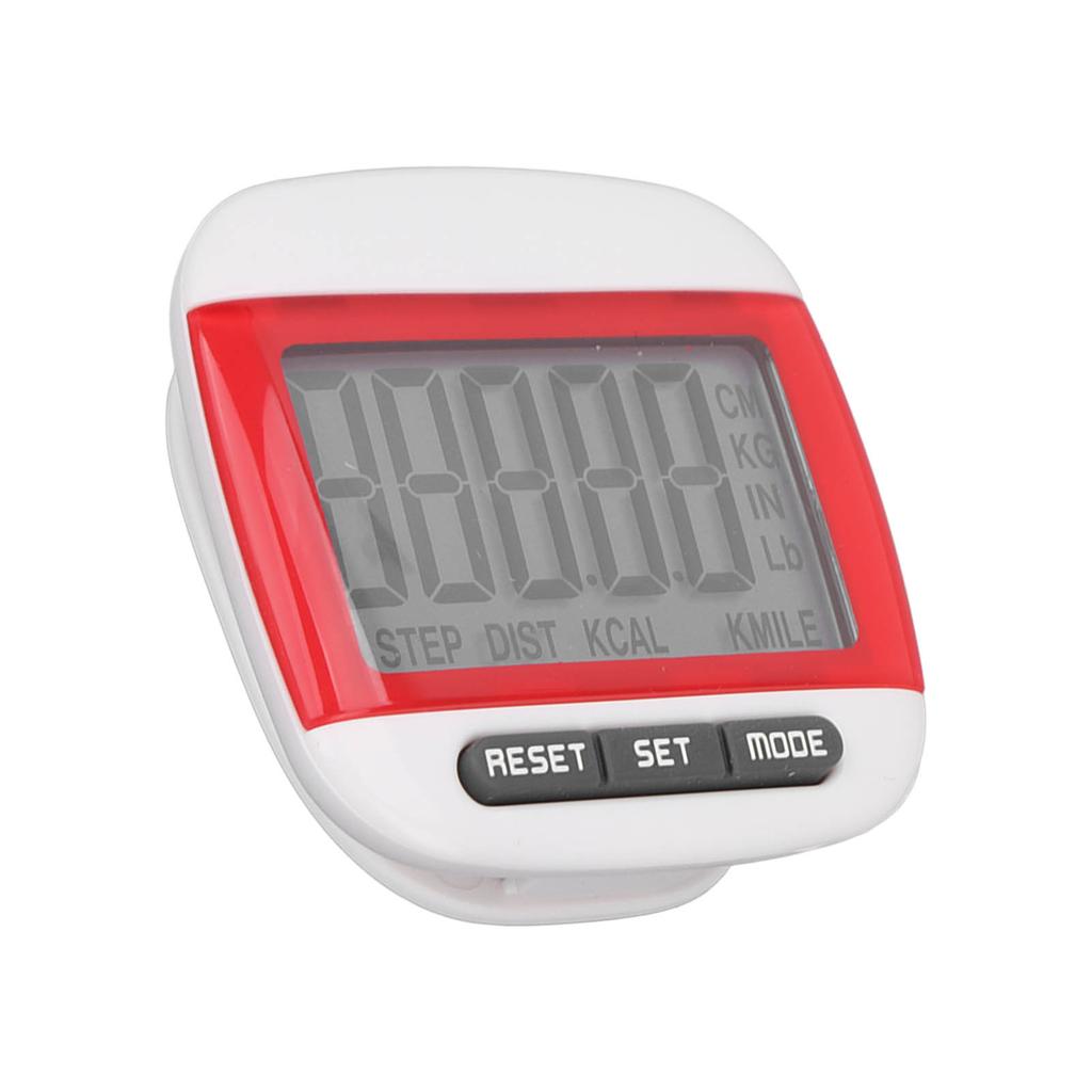 Elderly Step Counter LCD Display Clear Screen Accurate Walking Pedometer with Clip