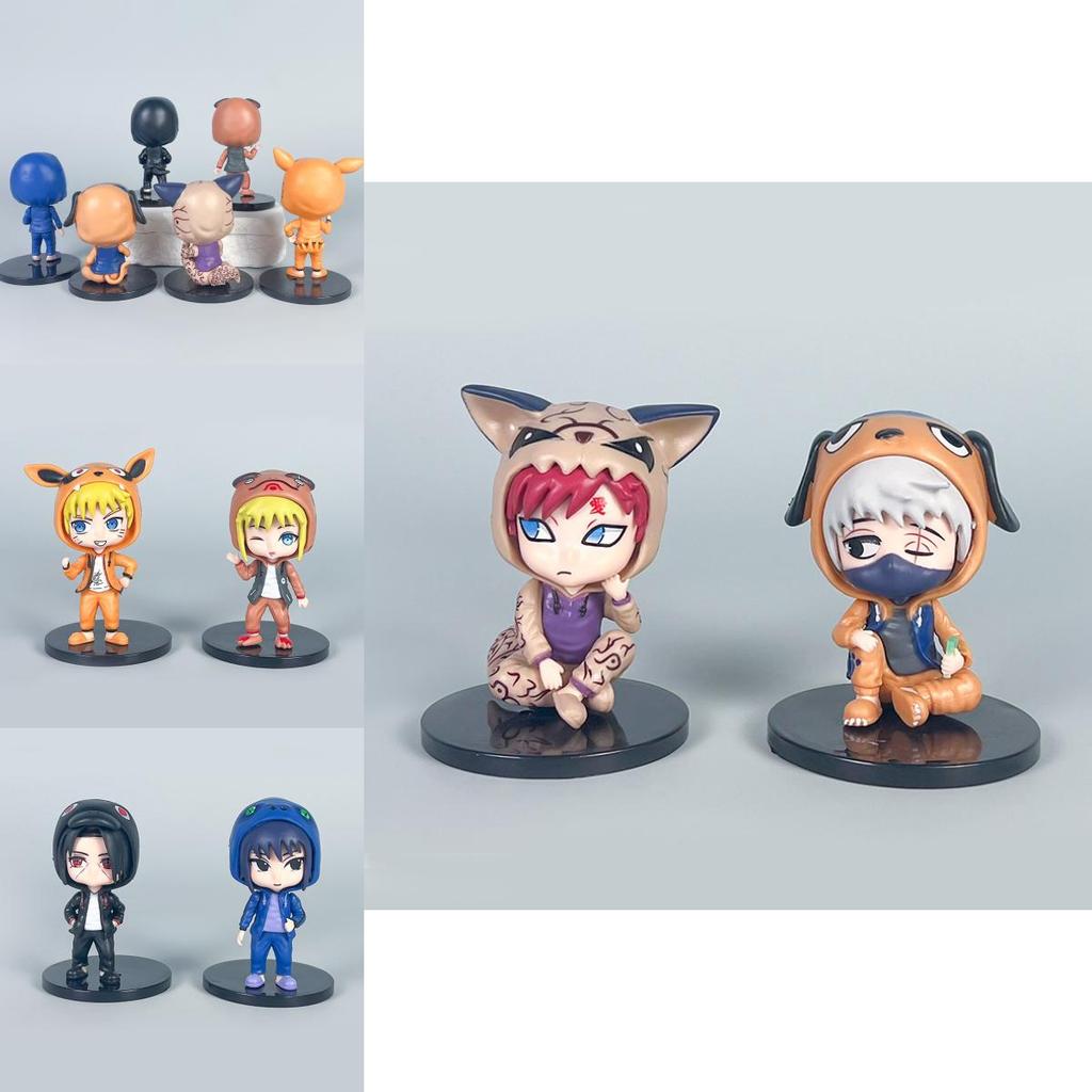 Naruto Pvc Articulated Figures With 7-9cm Style For Collectors And Display