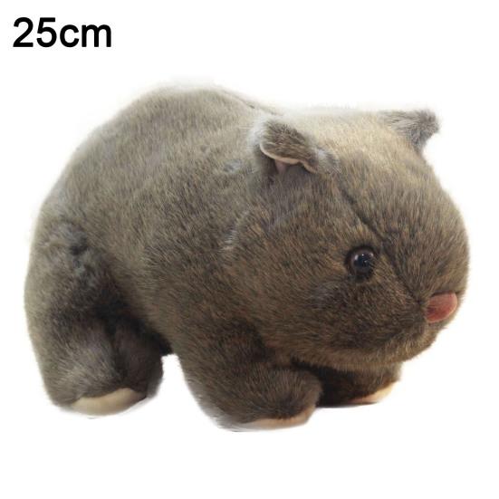 Simulation Wombat Toy Lovely Vivid Expression Birthday Gift Stuffed Guinea Pig Animal Toy for Girl