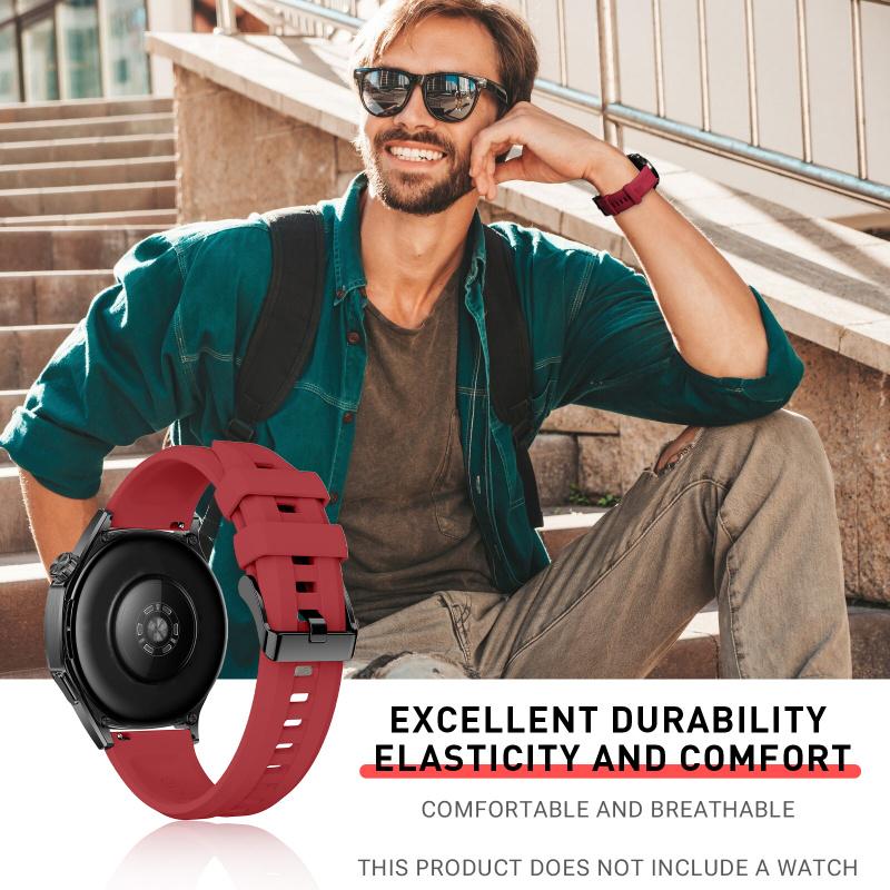 22MM Expandable Replacement Strap for Huawei Watch GT6, For Huami Amazfit Sweat-Resistant Unisex Smart Watch Band