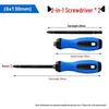 2-in-1 Multi-Functional Manual Screwdriver: Phillips & Flat-head