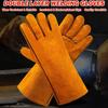 Cowhide Soldering Gloves Flame-retardant Welding Gloves New Welding Work Gloves