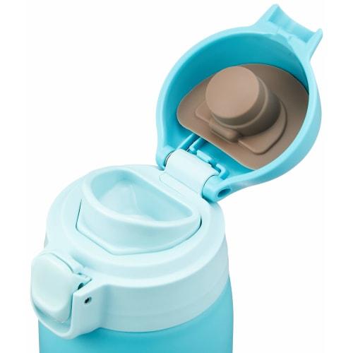 Tiger Thermos (TIGER) 350ml Water Bottle, Kameichido Mug, Stainless Steel Bottle, One-Touch Operated, Lightweight, Whale Design, MCT-A035A