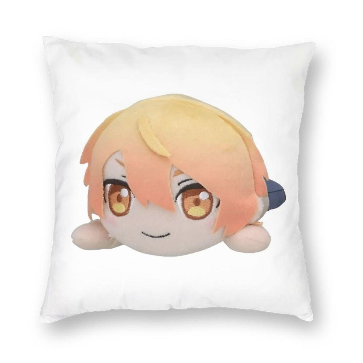 

Project SEKAI Tenma Tsukasa Square Pillowcase Polyester Linen Velvet Creative Zip Decor Pillow Case Car Cushion Cover 18 12x12Inch