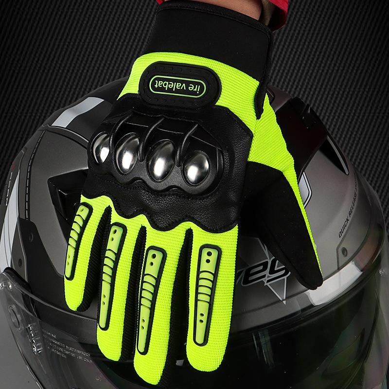 Motorcycle Gloves Hard Shell  Anti Drop and Wear Resistant  Touch Screen Protection  Full Finger Motorcycle Gloves Anti Slip for Men