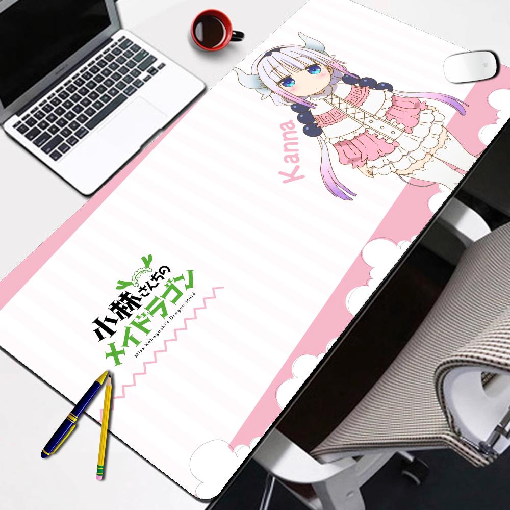 Miss Kobayashi Dragon Maid MousePad Large Computer Gaming HD Printing Accessories player Mat Carpet Antislip Laptop Soft