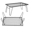 Camping Mini Foldable BBQ Table Portable Outdoor Barbecue Grill Draining Rack Accessories