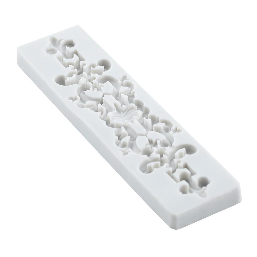 Baroque Border Silicone Mold Baroque Fondant Molds Cake Decorating Tools Theme Cake Dessert Decorated Chocolate Candy Mold